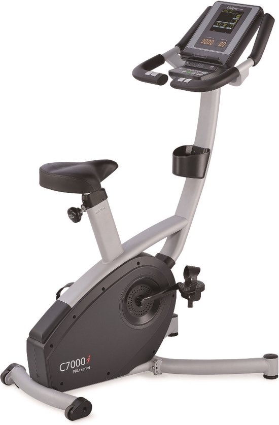 Talloos Snel luister LifeSpan - Professionele Revalidatie Hometrainer Upright Bike C7000i - LCD  scherm - 21... | bol.com