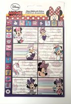 Disney Minnie Mouse Etiketten - 16 stuks