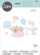 Sizzix Thinlits Snijmal set - Hello baby