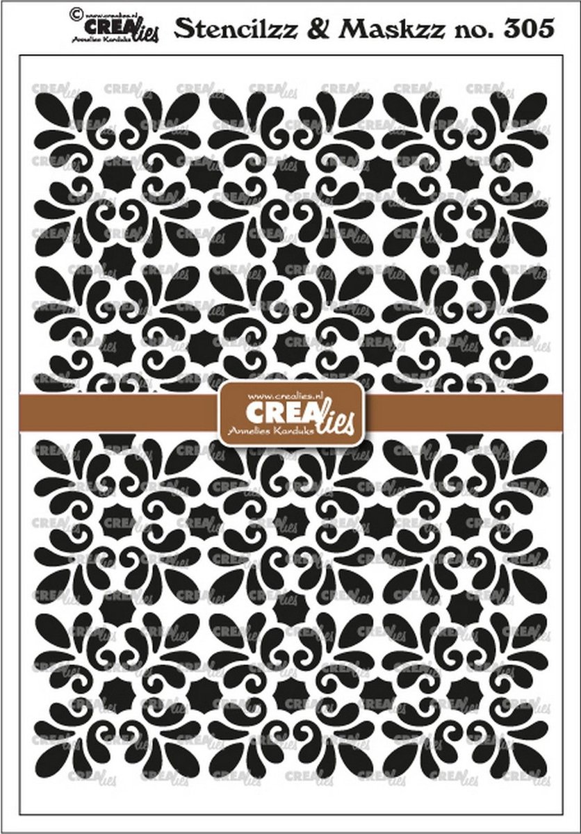 Crealies Stencilzz & Maskzz Nr.305 Amber full design