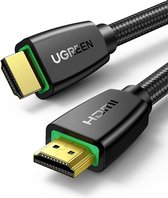 UGREEN HDMI 4K Kabel (1.5m) - Gevlochten nylon kabel - voor TV - PS4 - PS5 - PC Mac Apple - Splitter