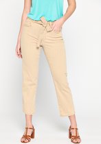 LOLALIZA Gekleurde jeans - Beige - Maat 40