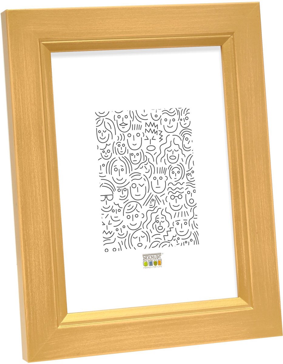 Deknudt Frames fotolijst S42LA1 AR - goudkleurig - voor foto 15x20 cm