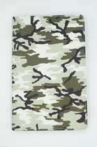 P.C.K. Hoesje/Boekhoesje/Bookcover/Bookcase/Book draaibaar Camouflage print geschikt voor Apple iPad AIR 10.9 (2022)  MET PEN