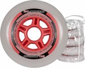 skatewielen One 100 mm polyurethaan rood 4 stuks