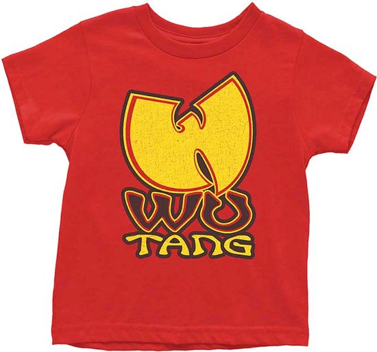 WuTang Clan - Wu-Tang Kinder T-shirt - Kids tm 4 jaar - Rood