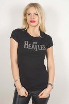 The Beatles Dames Tshirt -2XL- Drop T Logo Zwart