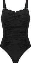 Hunkemöller Scallop swimsuit Zwart 40