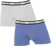 Calvin Klein - Jongens - 2-Pack Short - Grijs - Blauw