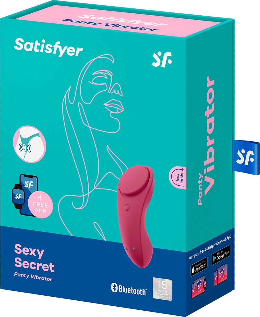 Satisfyer - Sexy Secret Panty Vibrator - Bordeaux Rood3