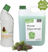 Everyday 1Lit Toiletreiniger Gel WC met Javel | Econoom 5Lit allesreiniger | Dennengeur