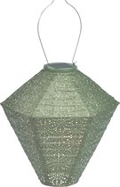 Lumiz Solar Tuinverlichting - Tuinverlichting op zonne energie - Tuinverlichting - Buitenlampjes - Tuinverlichting op zonneenergie - Buitenverlichting - Buitenlamp - Decoratie - Sashiko Diamond - 28 cm - Licht Groen
