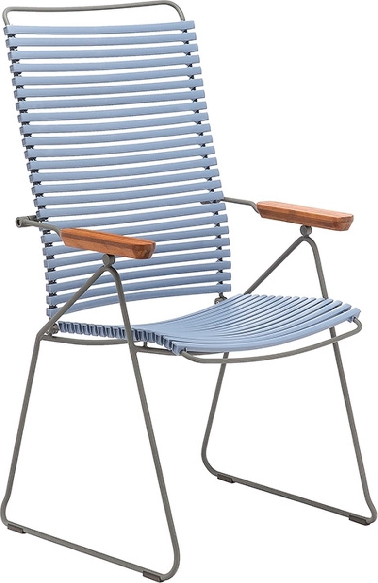 Click Position stoel - duivenblauw