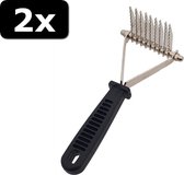 2x TOOLS-2-GROOM KLITTENKAM 17,5CM