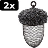 2x - VOERSILO EIKEL 14X14X22CM