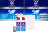 AOSEPT PLUS HydraGlyde - 2 dozen 5x360ml + Travelpack 2 x 90ml - Voordeelverpakking