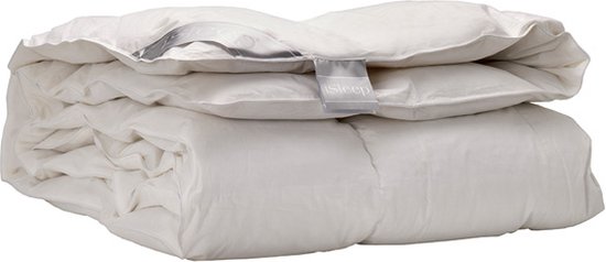 iSleep Dekbed - 15% Dons - Warmteklasse 2 - Tweepersoons - 200x200 cm - Wit