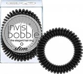 Invisibobble - Invisibobble Slim (3P) - True Black Thin Spiral Hair Elastic Band