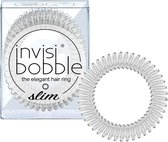 Invisibobble - SLIM - Crystal Clear- Haarbandjes/haarelastiek - 3 stuks
