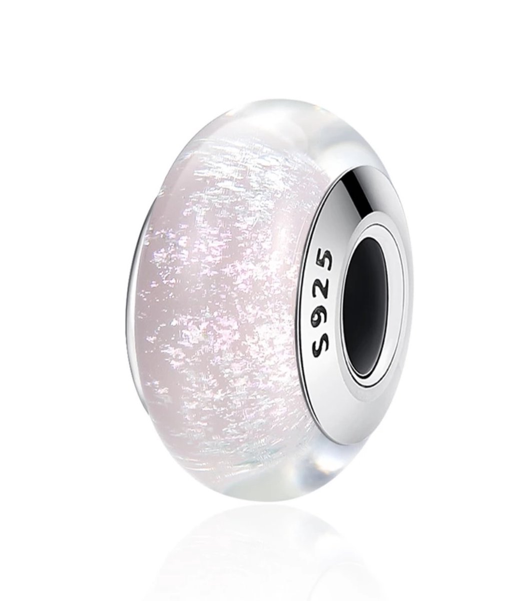Zilveren Bedel Basic Roze | Bedel | Bead | Rond Shape| Sterling zilver 925 | Moederdag / Valentijn cadeau | Bedels Beads | Past op je Pandora armband | Romystones