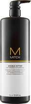 Paul Mitchell Mitch Double Hitter-1000 ml - Normale shampoo vrouwen - Voor Alle haartypes