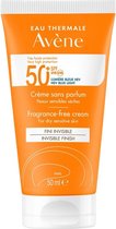 Avène Unscented Cream Spf 50+ - Zonnebrand - 50 ml
