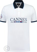 La Martina Poloshirt Pique Cannes, wit (L)