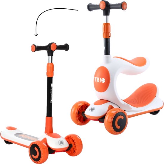 Lorelli Scooter Trio Orange Step/Loopfiets 1039015-0003