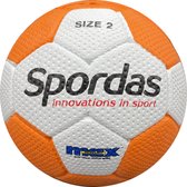 Spordas Handbal Maat 2 Oranje/Wit