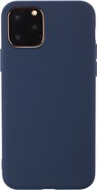 Apple iPhone 12 Hoesje - Mobigear - Color Serie - TPU Backcover - Blauw - Hoesje Geschikt Voor Apple iPhone 12