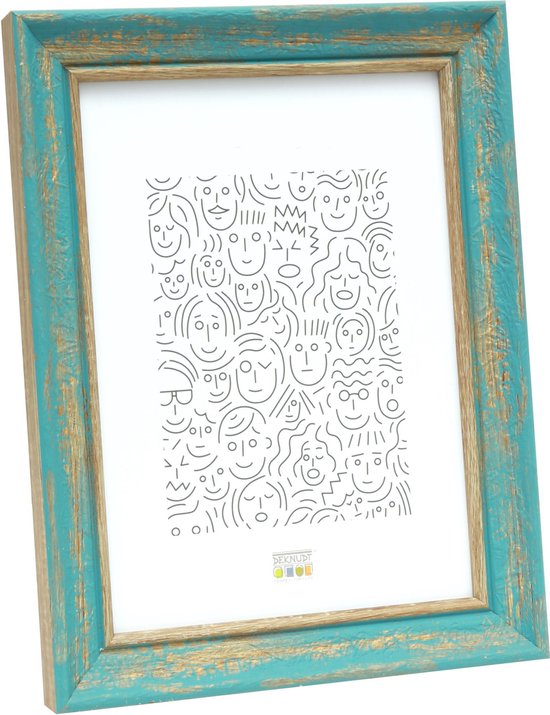 Koop Fotolijst Abisko Goud 20x30 cm - Passe-partout Zwart 10x20 cm hier