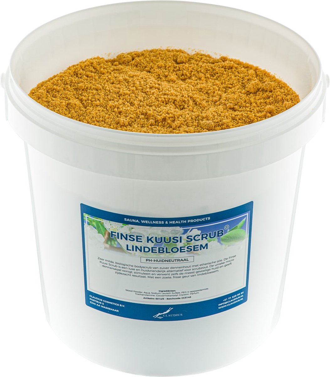 Goedkoopste Kuusi Scrub Lindebloesem 10 liter - Hydraterende Lichaamsscrub