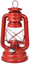 Firestorm - Stormlantaarn - Stormlamp - Stormlantaarn olielamp - Petroleumlamp - Rood