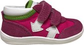 Naturino Mt 20 velcro's witte pijlen sportieve lederen sneakers Shrugs fuxia