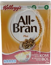 Kellogg's All Bran Plus Ontbijtgranen 6 Pakken 500 Gram