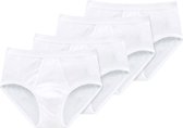 Schiesser 4-pack sportslip original fine ripp wit