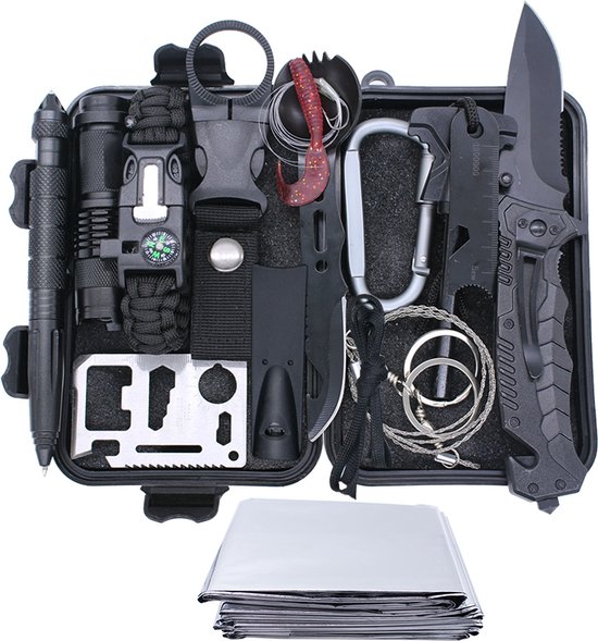 Kit de Survie - Kit de camping - 61 outils multifonctions en 1 - Kit de  Survie - 15... | bol