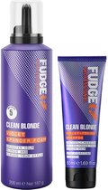 Fudge Professional - Xpander Foam Violet 200 ML & Clean Bl. Violet Shampoo 50 ml