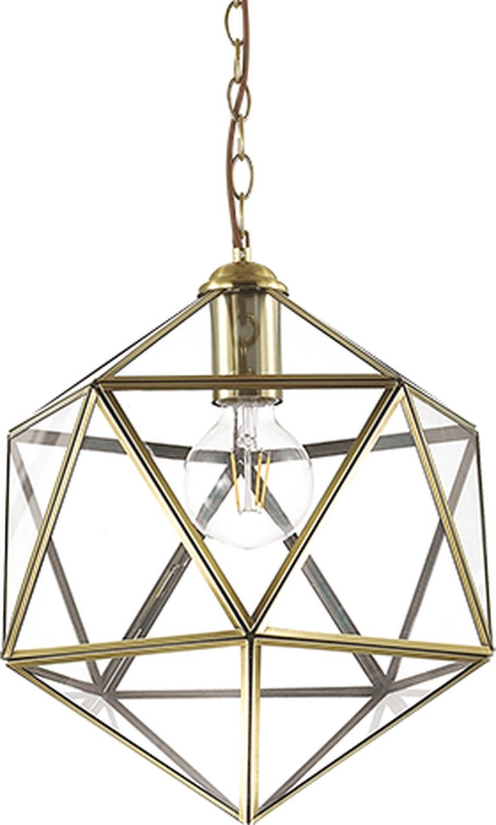 Ideal Lux - Deca - Hanglamp - Metaal - E27 - Zwart - Voor binnen - Lampen - Woonkamer - Eetkamer - Keuken