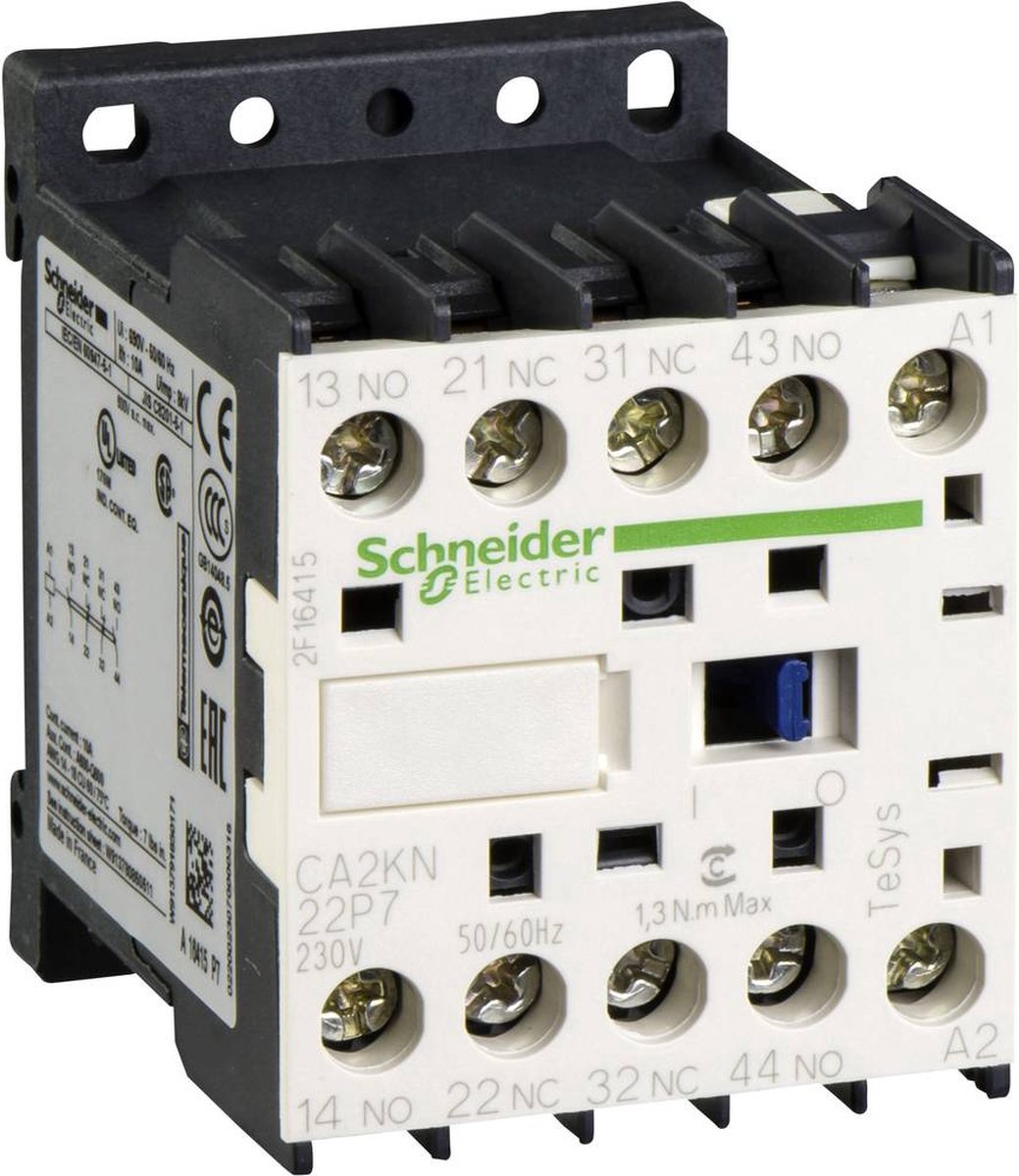 Schneider Electric CA2KN22P7 Hulpbeveiliging 2x NC, 2x NO 1 stuk(s)