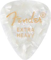 Fender 351 shape 6-pack plectrum Wit Pearl Extra Heavy