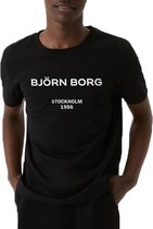 Björn Borg - T-Shirt - Tee -  Korte Mouw - Boys - 170 - Zwart