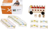 Toys for Life 'Rekenbus' - Leren rekenen - Educatief speelgoed - Sensorisch speelgoed - Spelend leren rekenen - Houten speelgoed - Leren tellen - Speelgoed 3 tot 7 jaar