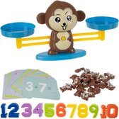 Ariko Montessori Reken Balans Spel Aap  - Leren Rekenen - Interactief Speelgoed - Telraam - Reken weegschaal - Educatief