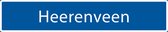 Straatnaambord Heerenveen| Straatnaambord Dorp/wijk/stad| Verkeersbord Heerenveen| Verkeersborden | Straatnaambord origineel | Verkeersborden Dorp/wijk/stad