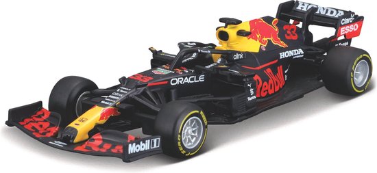 Bburago Red Bull Racing RB16B #33 Max Verstappen formule 1 seizoen 2021 - modelauto - schaalmodel - 1:43 - Bburago