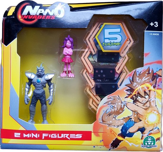 Nano Invaders 2 Mini figures 5 Tokens | bol
