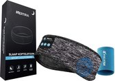 Mertira® Bluetooth Slaapmasker - Slaap Koptelefoon - Slaapmasker Bluetooth - Oogmasker Slaap - Slaaptrainer - Set - Blauw