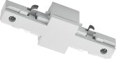 Spanningsrail Doorverbinder - Trion Dual - Rechte Connector - 2 Fase - Mat Wit - BSE