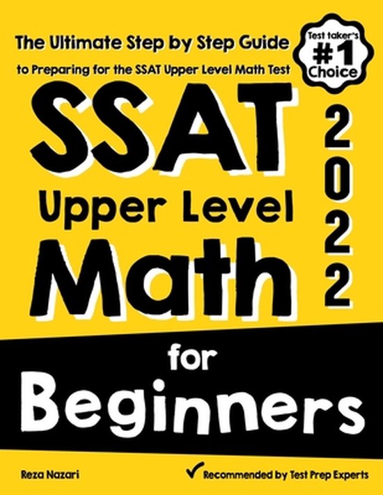 SSAT Upper Level Math for Beginners - cover